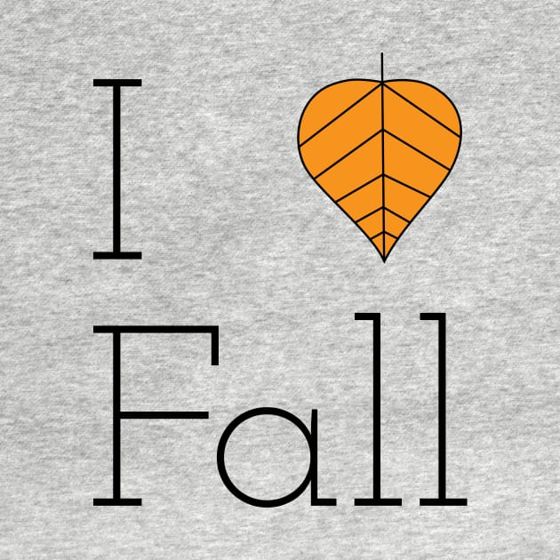 I Love Fall T-Shirt by HolidayShirts